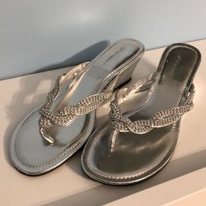 Sandals Le Chateau worn once to a wedding